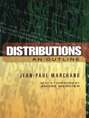 cover image of Distributions